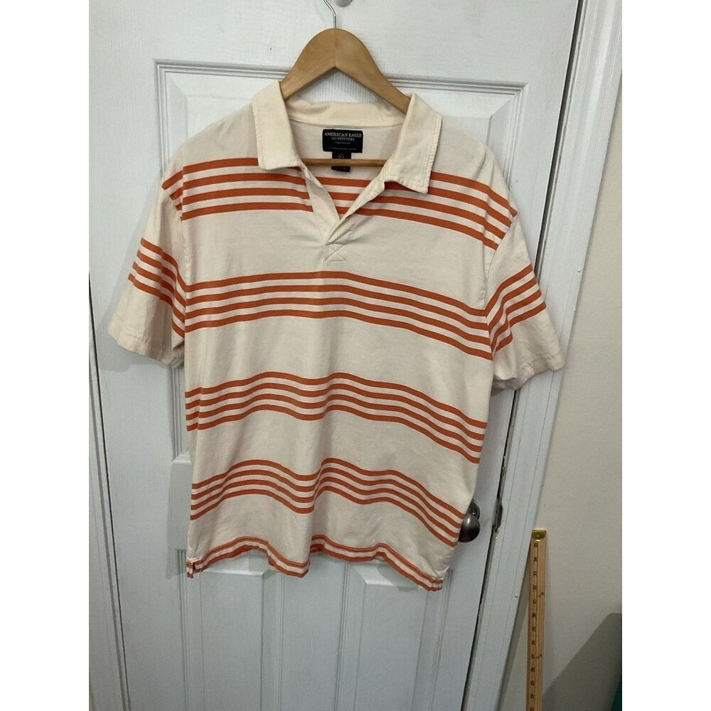 American Eagle Outfitters Striped Polo Shirt